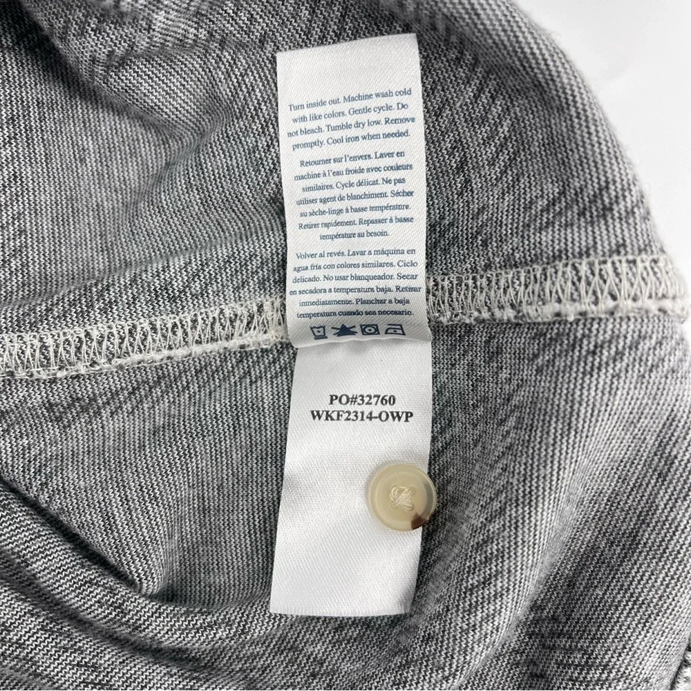 Faherty Legend Sweater Shirt Snowonder Plaid Womans Size L - Picture 6 of 7